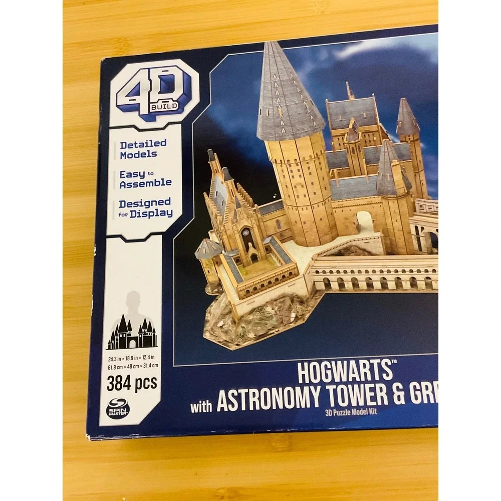 Harry Potter 4D build Hogwarts astronomy‎ tower great hall puzzle 384 pc display